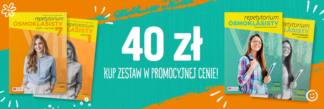 Repetytorium ósmklasisty w komplecie tylko 40zł