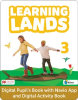 Learning Lands 3 Kod dostępu do zestawu cyfrowego: Cyfrowa Książka ucznia + Cyfrowy Zeszyt ćwiczeń w aplikacji MEE + aplikacja Navio (ważny 15 miesięcy)