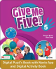 Give Me Five! 5 Kod dostępu do zestawu cyfrowego: Cyfrowa Książka ucznia oraz Cyfrowy Zeszyt ćwiczeń w aplikacji MEE + aplikacji NAVIO (ważny 15 miesięcy)