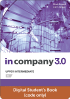 In Company 3.0 Upper-Intermediate Kod dostępu do Cyfrowej Książki ucznia + Zeszytu ćwiczeń online (ważny 24 miesiące)