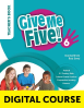 Give Me Five! 6 Kod dostępu do Cyfrowej Książki nauczyciela + Cyfrowej Książki ucznia oraz Cyfrowego Zeszytu ćwiczeń w Teacher App + aplikacja NAVIO WYCOFANO